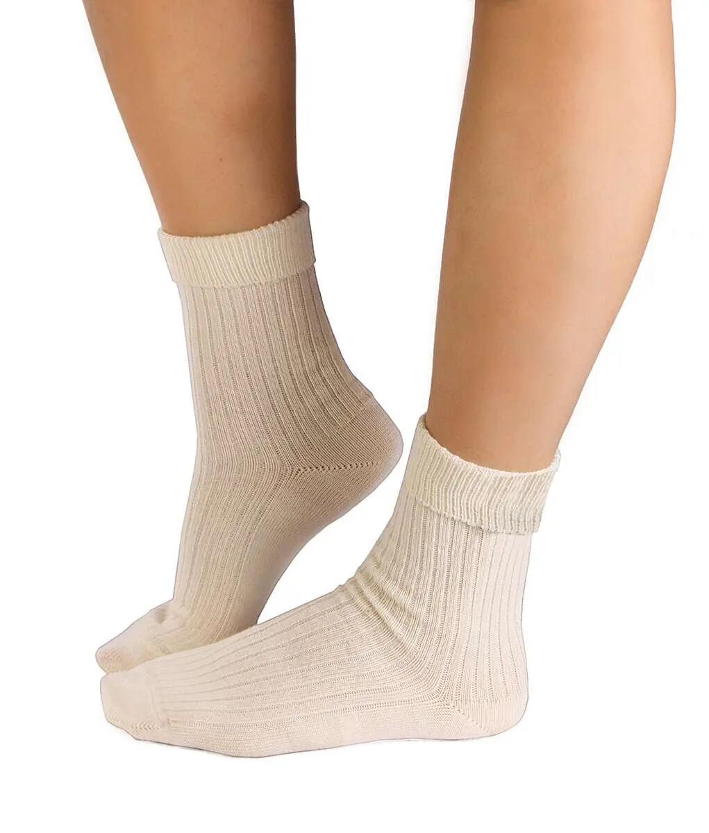 Merino Meleg Zokni & Fehér Sál 3/4