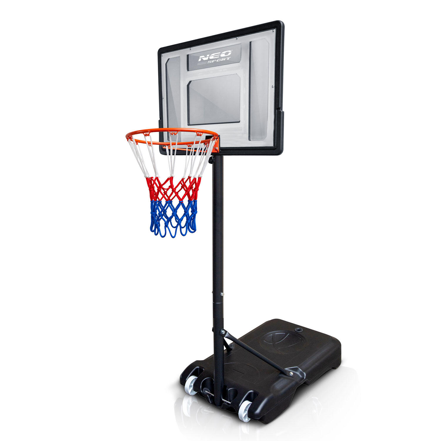 Kosz do koszykówki Neo-sport NS-280 regulowany 150-210 cm stabilny wolnostojący 2/7