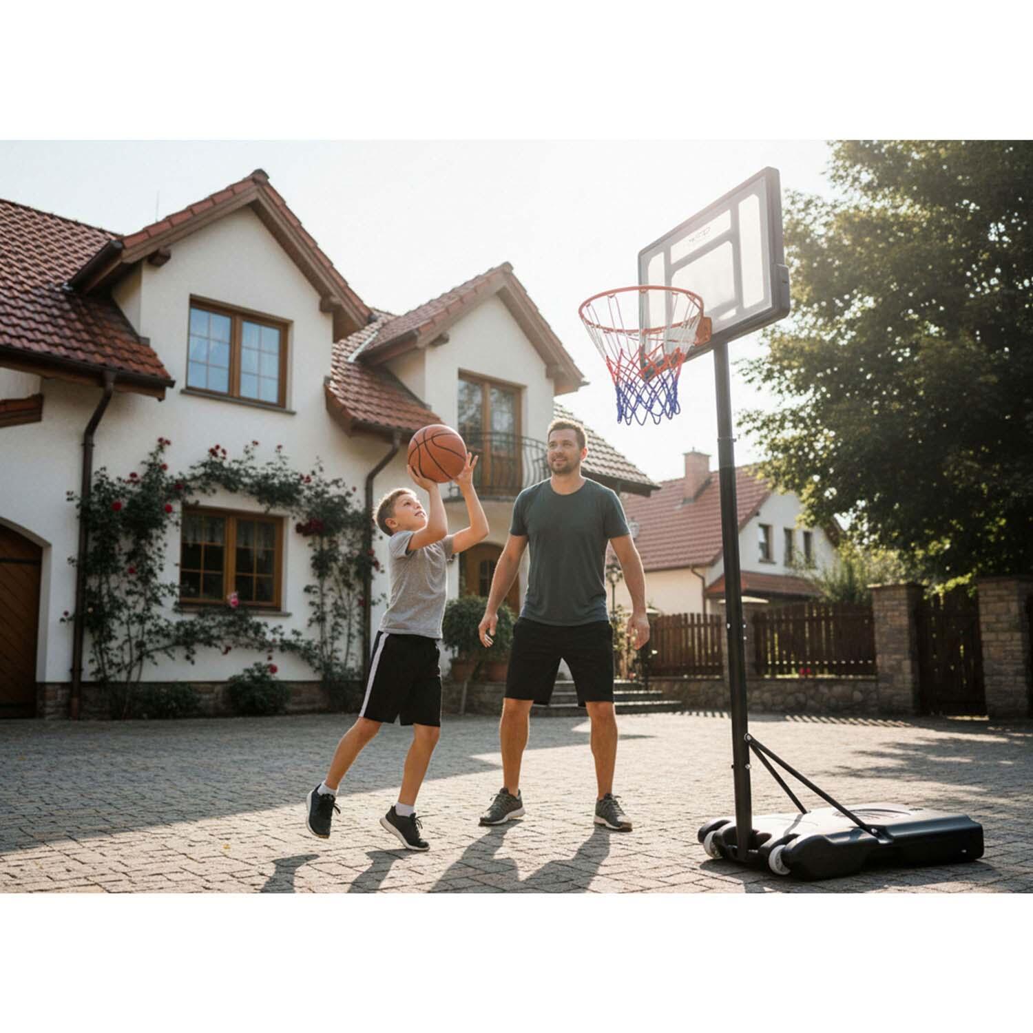 Kosz do koszykówki Neo-sport NS-280 regulowany 150-210 cm stabilny wolnostojący 6/7