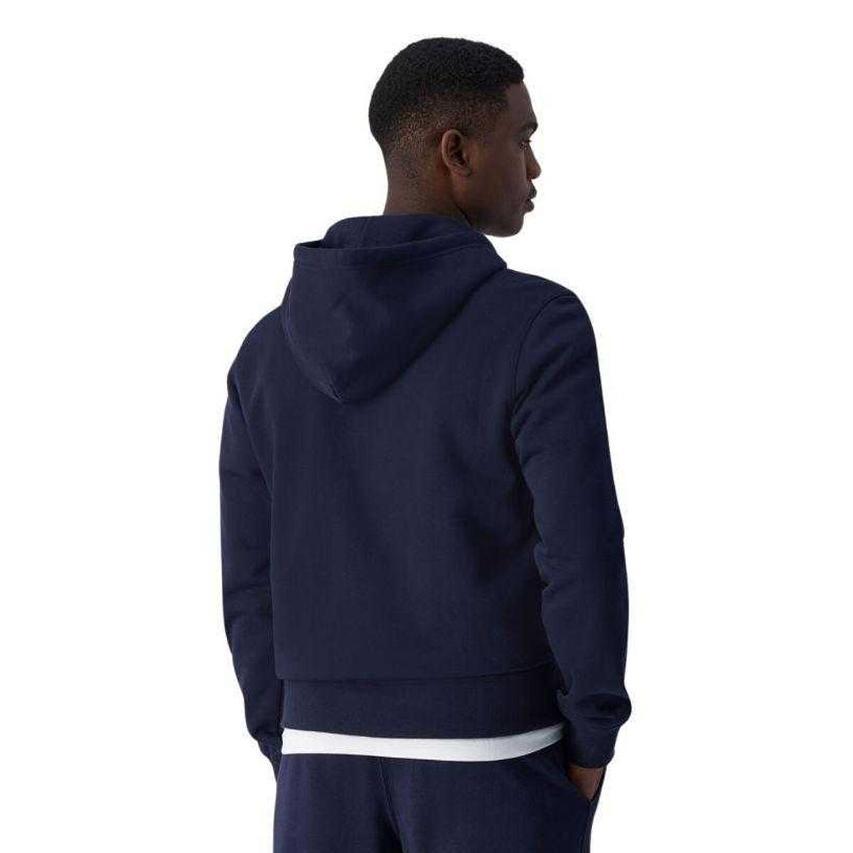 Felpa Con Cappuccio E Zip Intera Uomo Champion Blu Navy 3/5