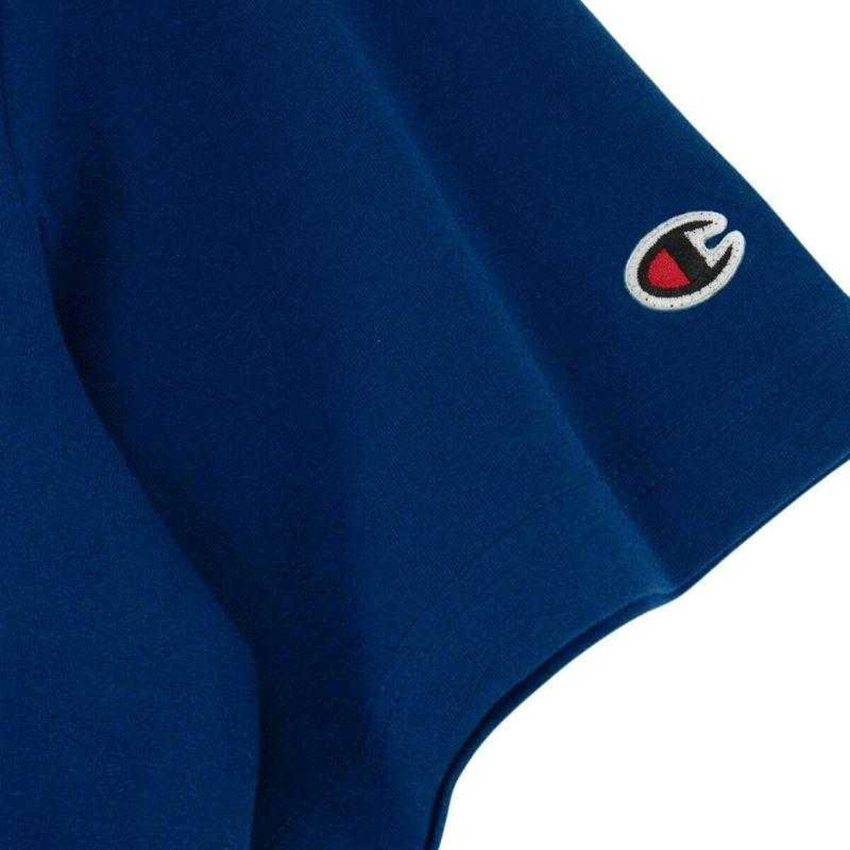 Maglietta Logo Uomo Champion Blu Scuro 4/4