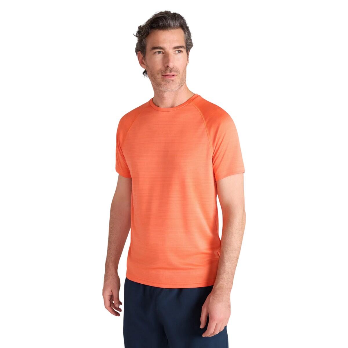 Tshirt Motif/style À Rayures Adulte (Orange Vif) 3/3