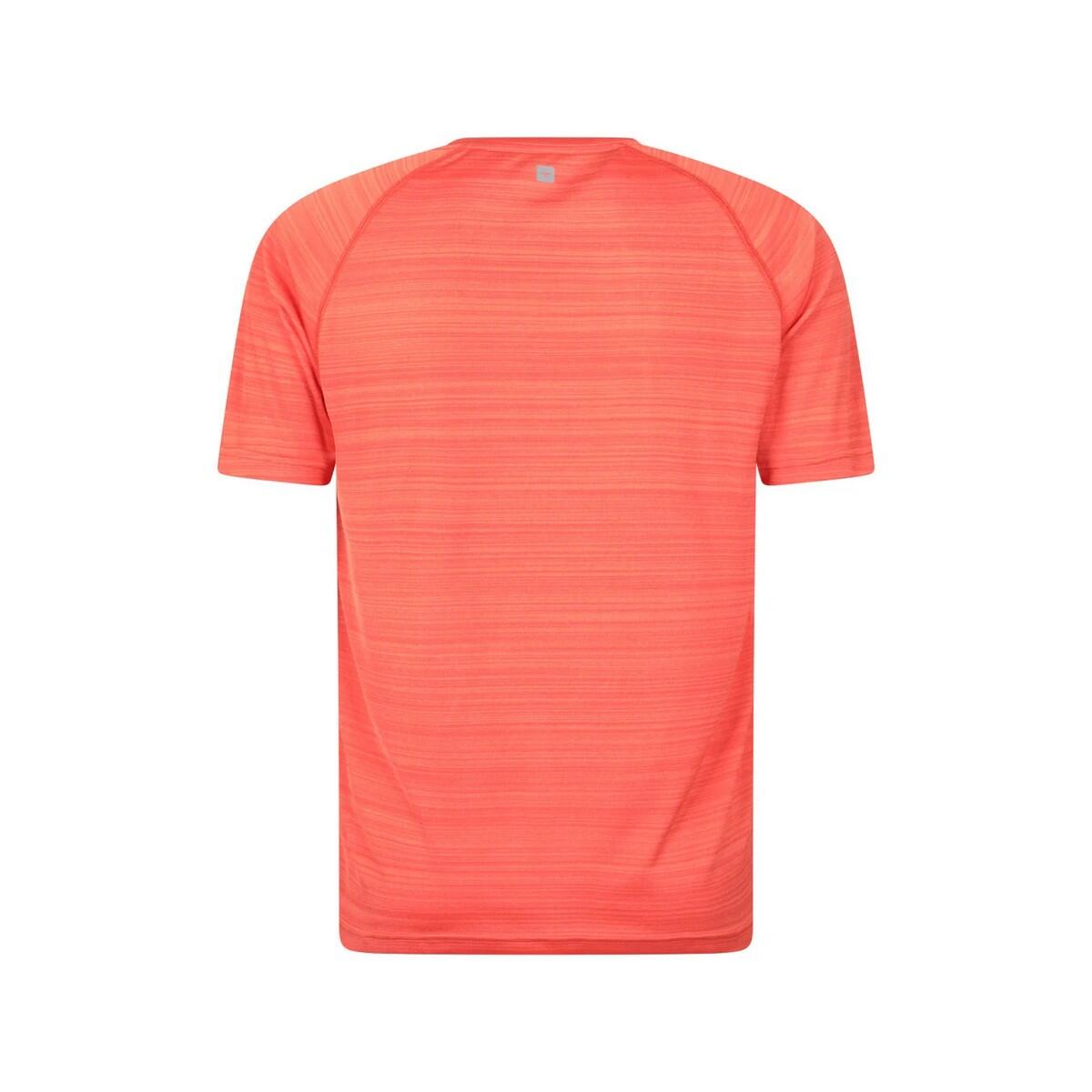 Tshirt Motif/style À Rayures Adulte (Orange Vif) 2/3