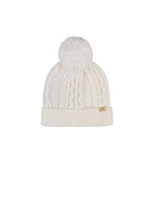 Cappello da donna invernale in treccia cin pompon "Relaxed