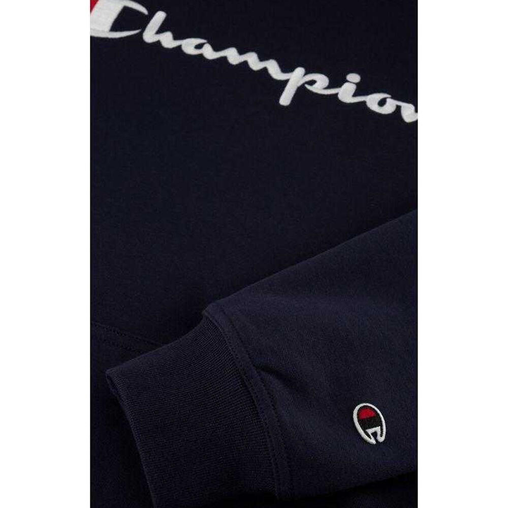 Sweat À Capuche Motif/style Logo Homme (Bleu Marine) 4/4