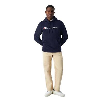 Herenlogo hoodie (marineblauw)