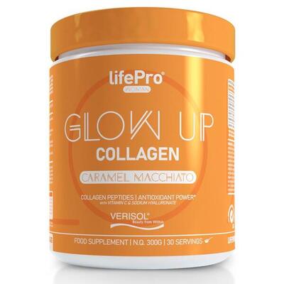 Glow up collageen - 300g vanille lifepro