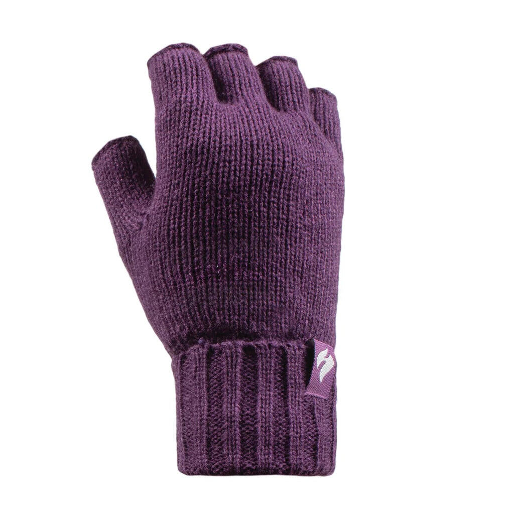 HEAT HOLDERS Fingerless Thermal Gloves - Womens
