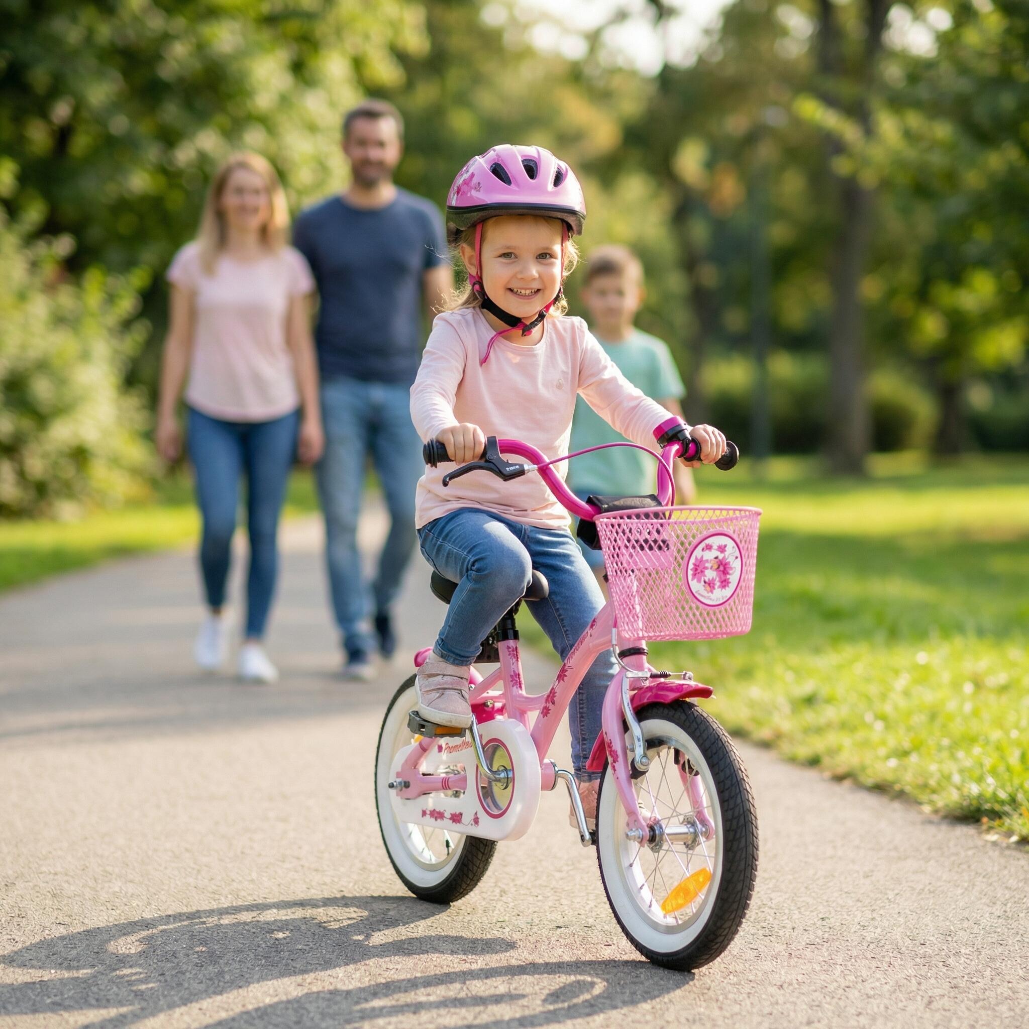 Kinderfahrrad 12 Zoll ab 3 Jahre mit Stützräder und Rücktritt 7/8