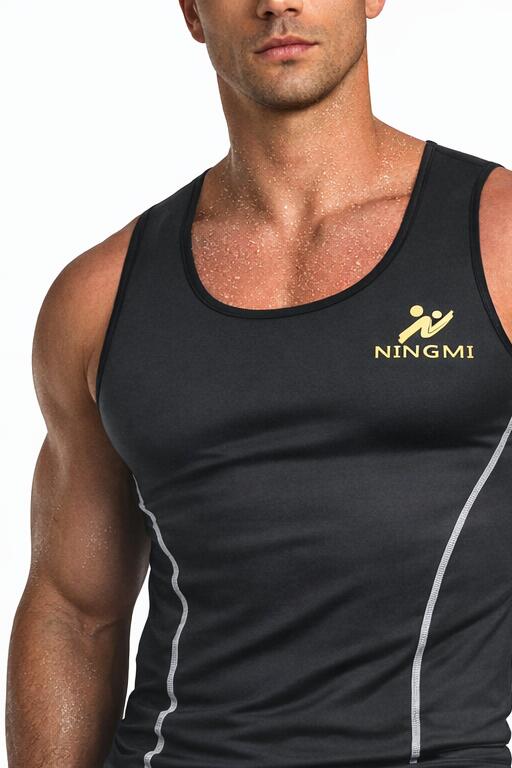 Męski wyszczuplający podkoszulek fitness neoprenowy SlimBody