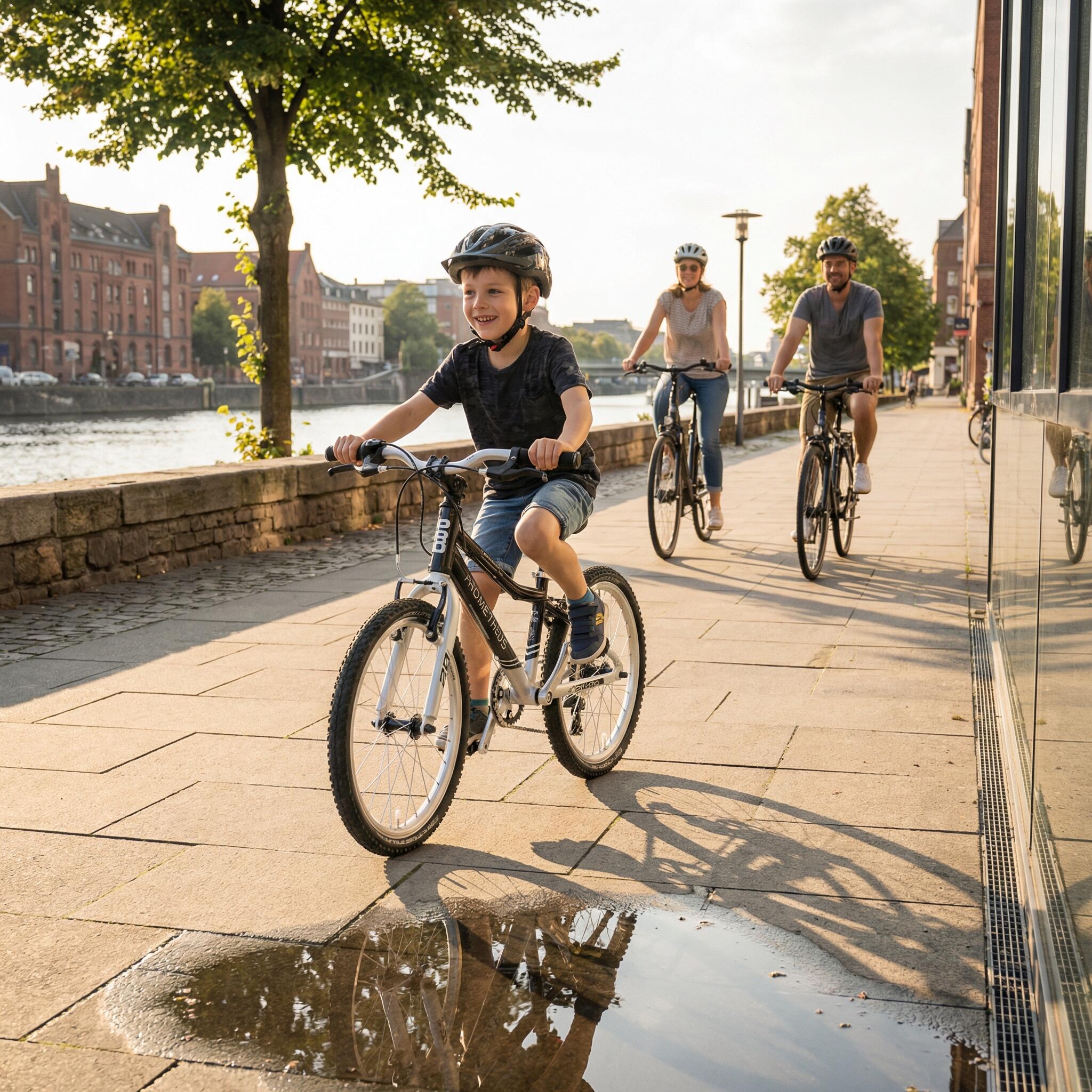 Bici bambini 20 pollici da 6 anni, superleggera, 7 marce, Nero Argento 6/8