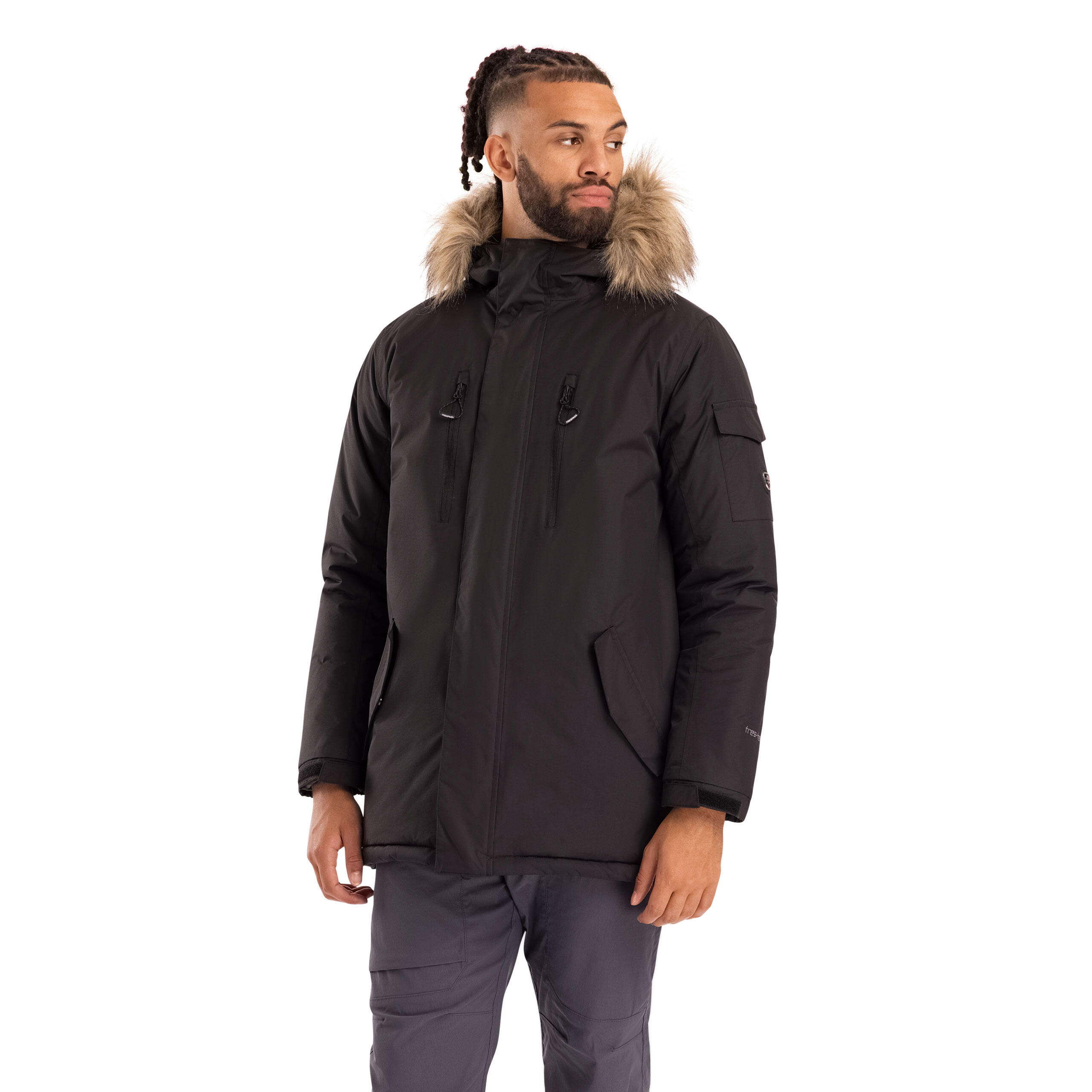 Trespass Alexsander - Veste imperméable Homme Noir 3/5