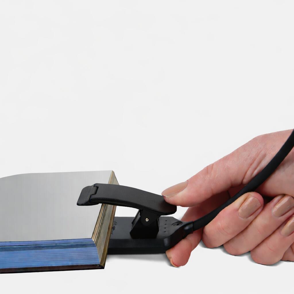 Lampe de lecture LED - Rechargeable par USB avec pince 6/7