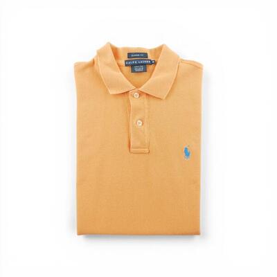 Tweedehands - korte mouw dames polo oranje - goede staat