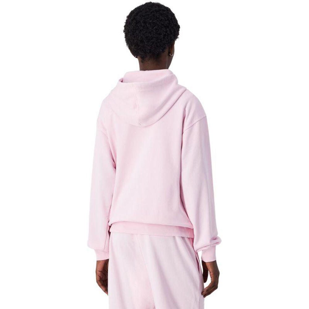 Felpa Con Cappuccio Logo Ricamato Tasca A Canguro Donna Champion Rosa 3/5