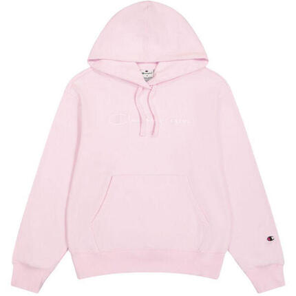 Sweat À Capuche Motif/style Logo Brodé Femme (Rose)