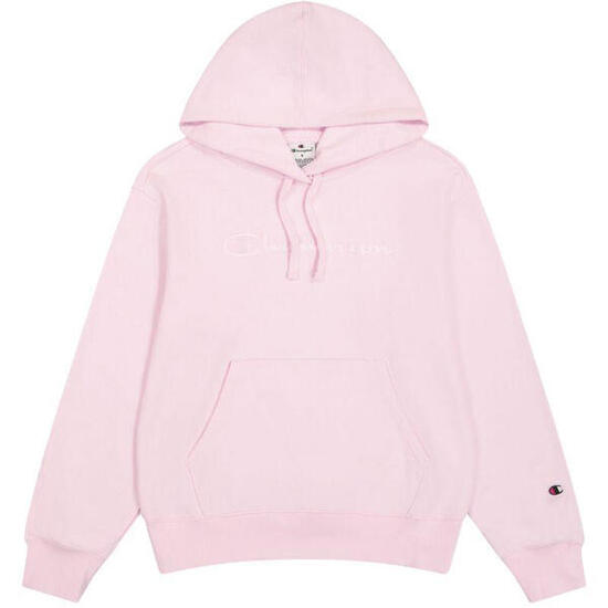 Sweat À Capuche Motif/style Logo Brodé Femme (Rose)