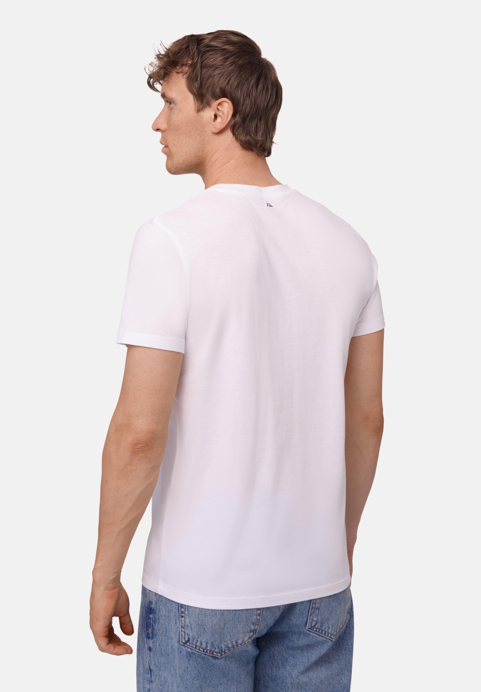 Camiseta de cuello redondo de modal para hombre, suave, pack de 2 4/6
