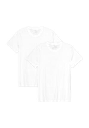 T‑shirt homme col rond en modal, doux, lot de 10