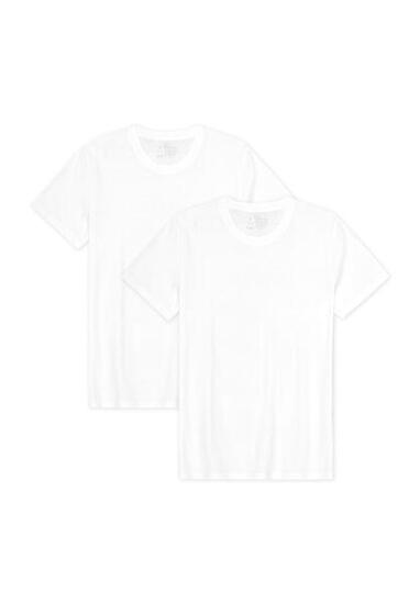 T‑shirt homme col rond en modal, doux, lot de 10