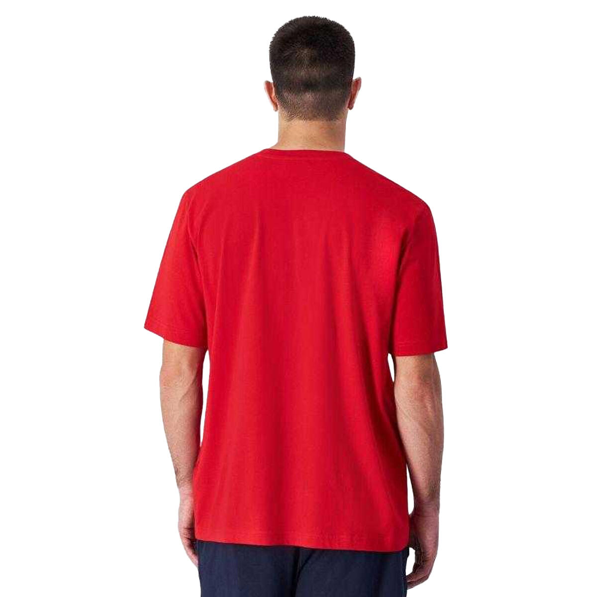 Maglietta Logo Uomo Champion Rosso 3/4