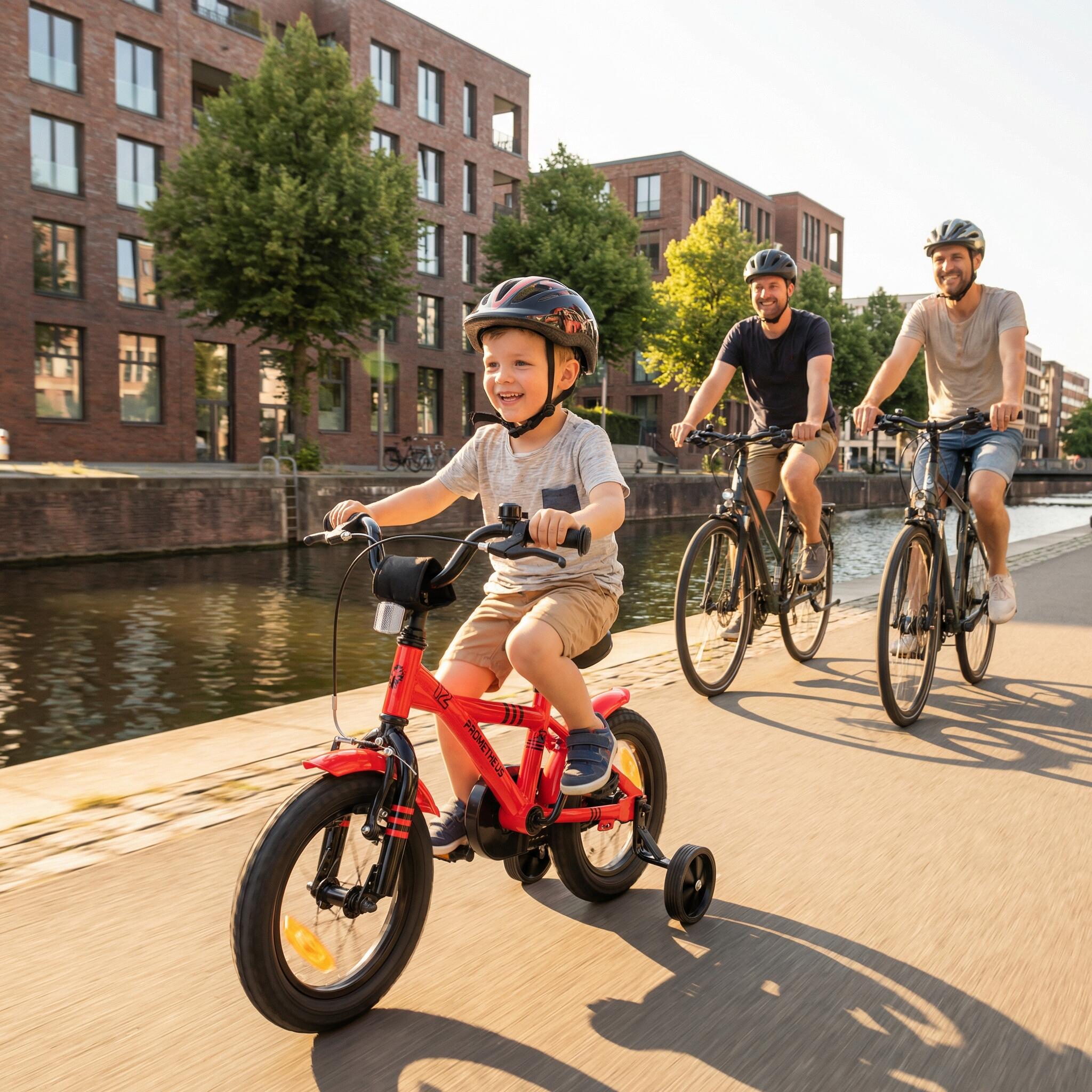 Kinderfahrrad 12 Zoll ab 3 Jahre mit Stützräder und Rücktritt 2/9