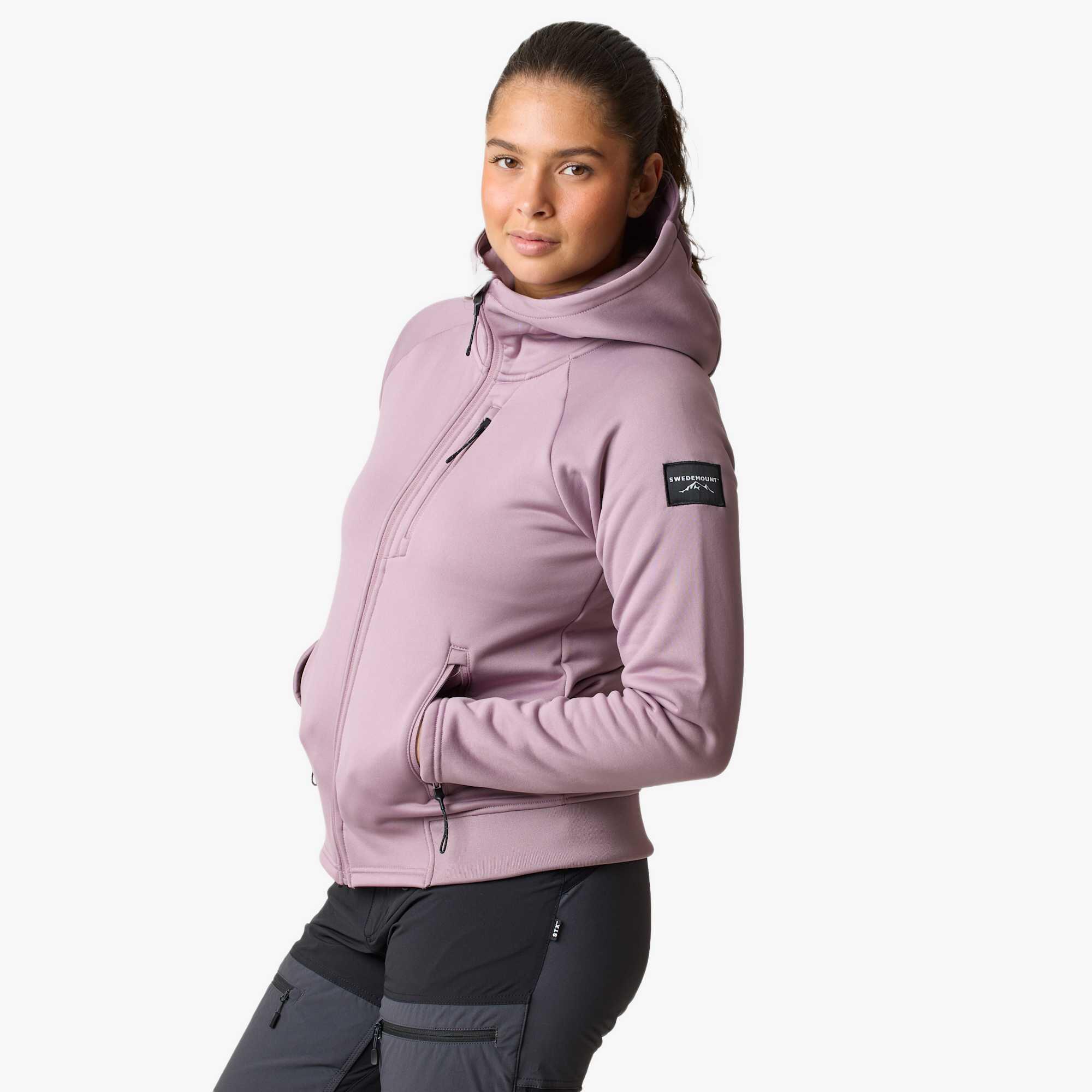 Sweat à capuche randonnée femme Tech Stretch Lofoten Hood 4/7