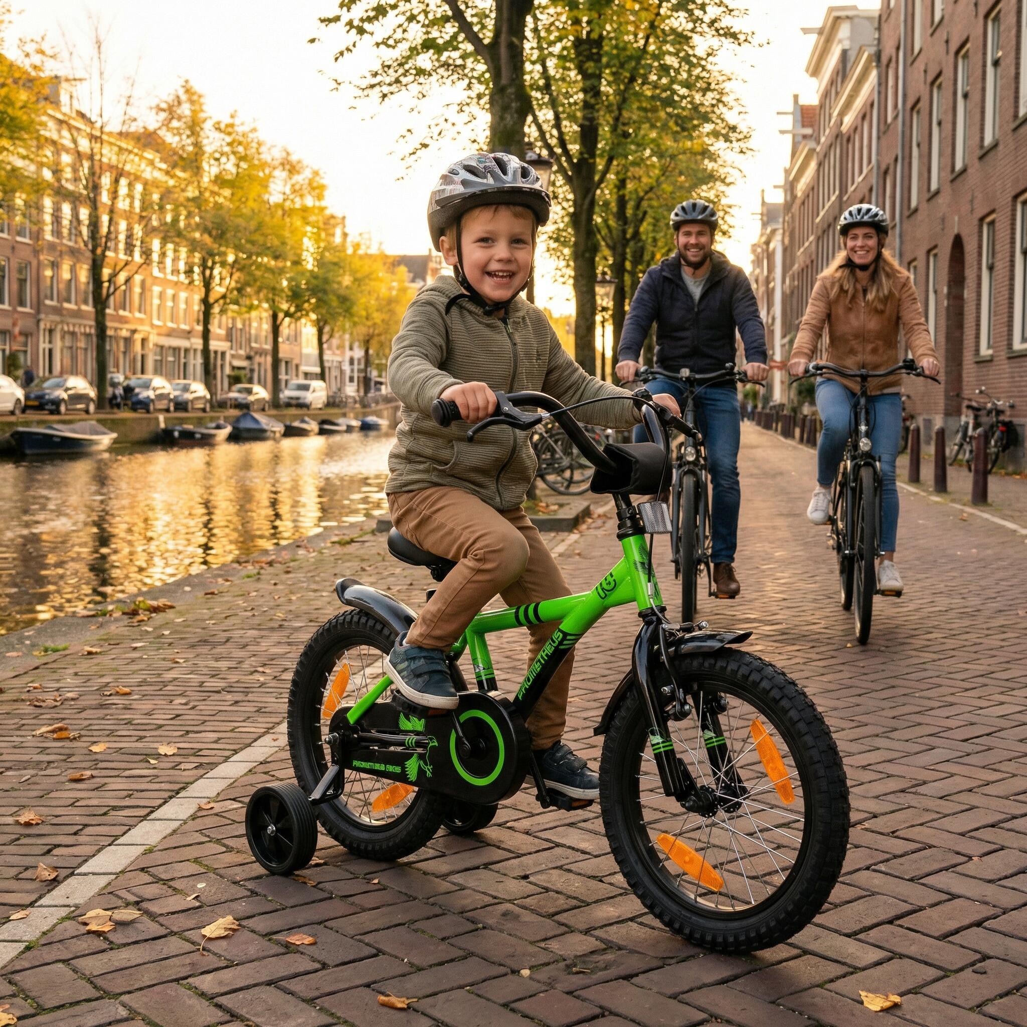 Bicicleta niño niña 16 pulgadas para niños 5 años ruedines y freno contrapedal 2/7
