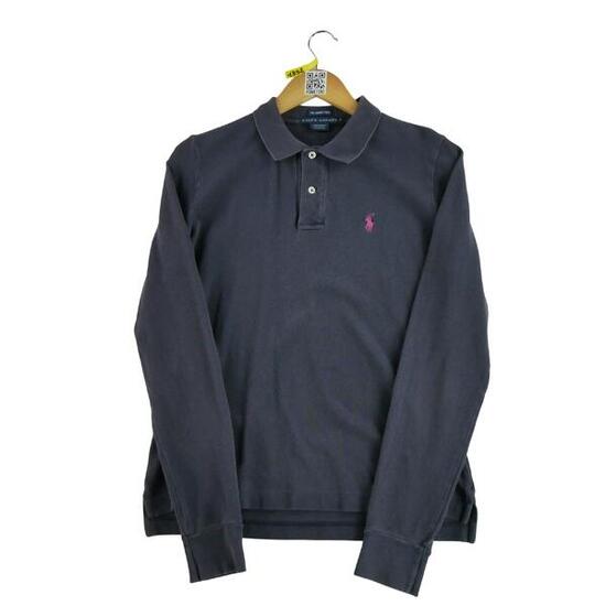 Polo manches longues Femme Noir