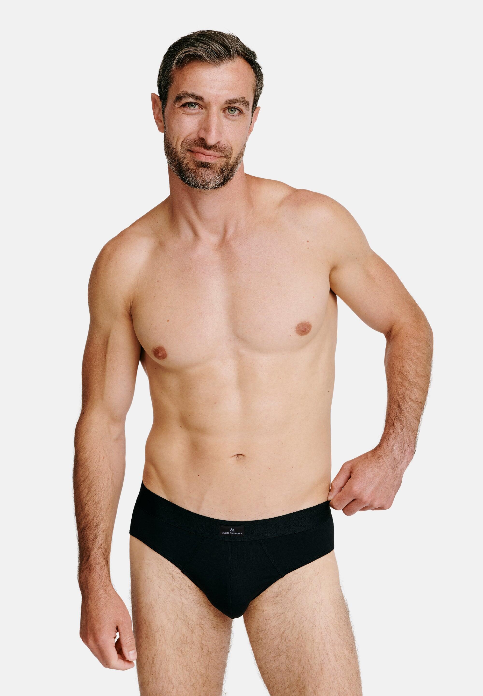 Klassische Baumwollslips für Herren weich und elastisch 6 Paar 3/6