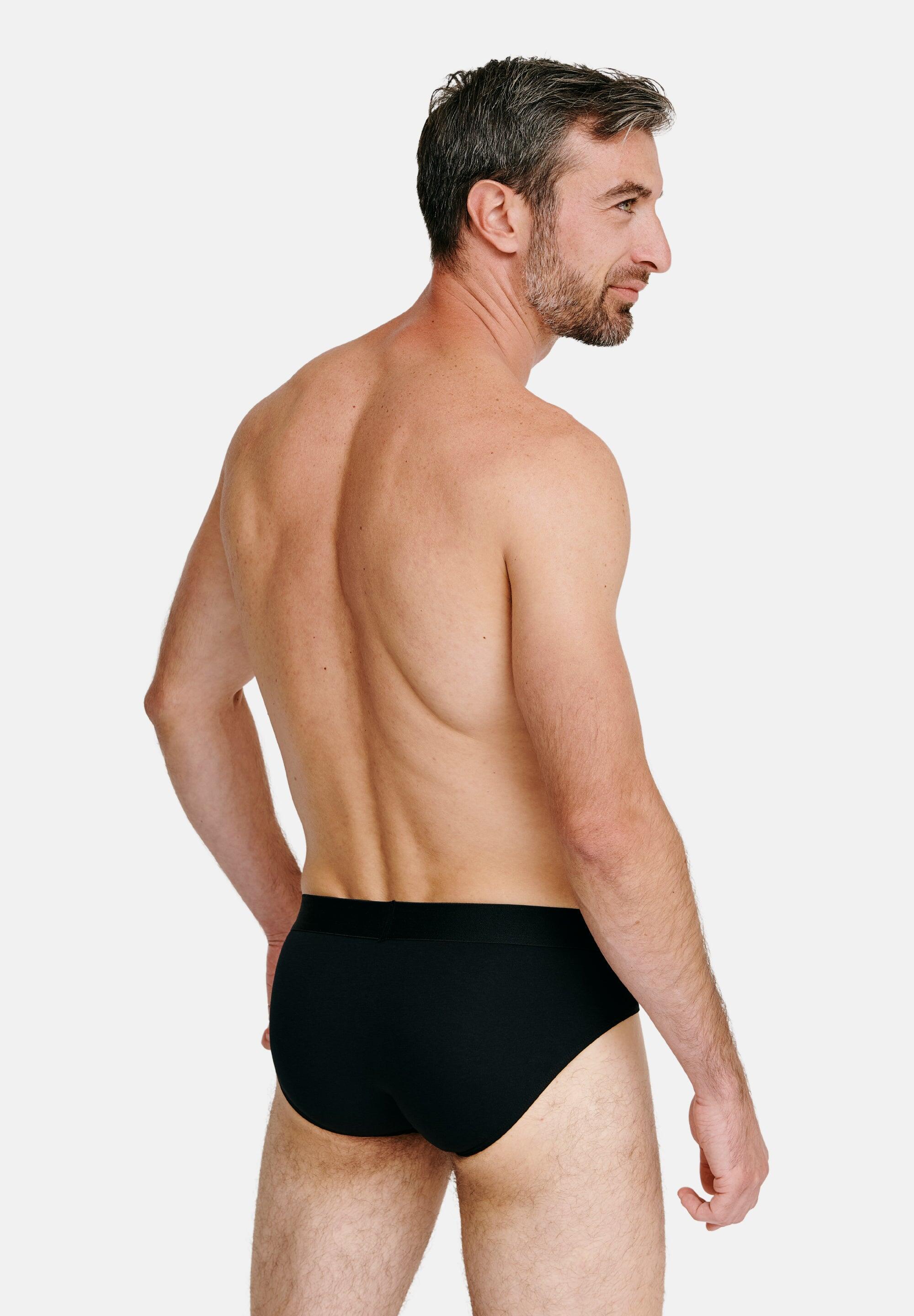 Klassische Baumwollslips für Herren weich und elastisch 6 Paar 4/6