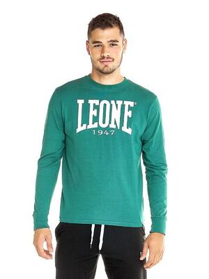 Leone basic katoenen heren-t-shirt met lange mouwen