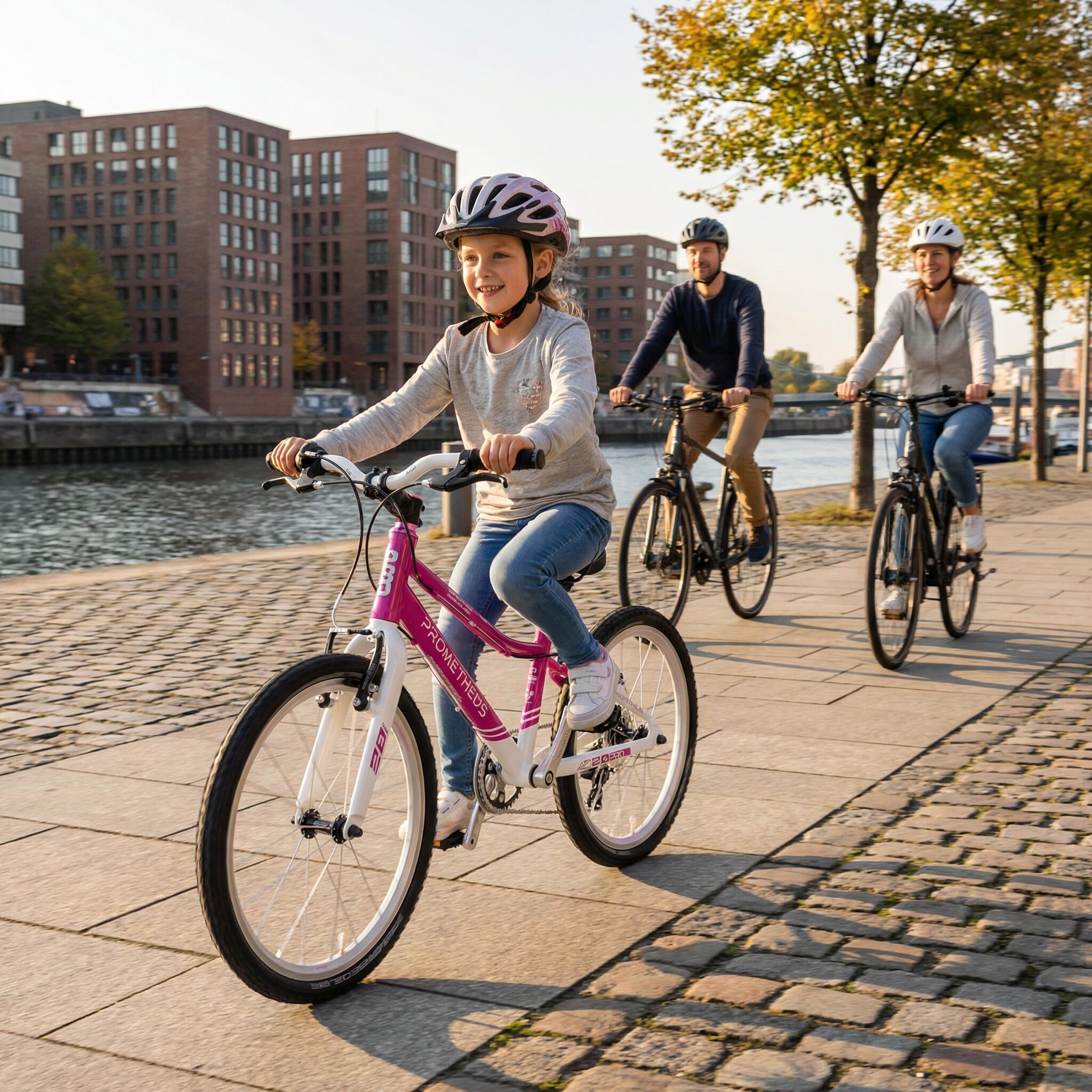 Bici bambini 20 pollici da 6 anni, superleggera, 7 marce, Rosa e Bianco 5/8