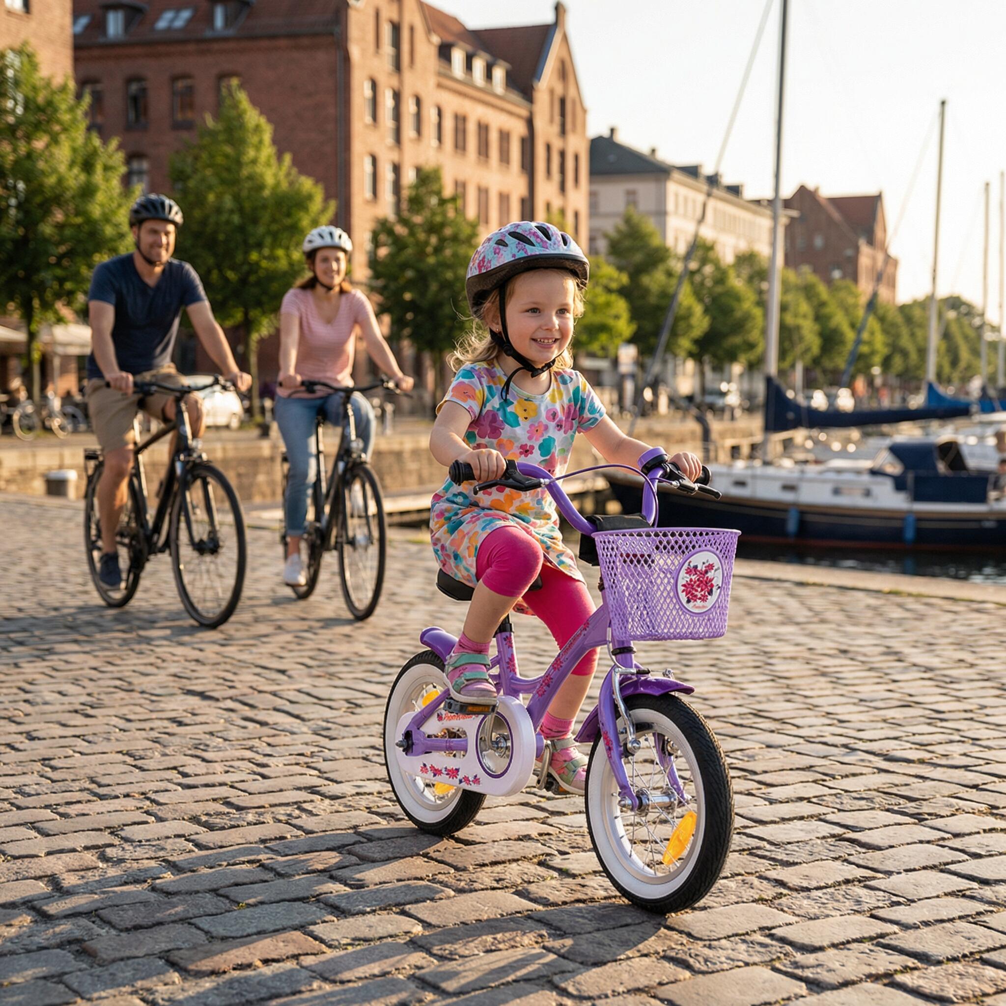 Vélo 12 pouces enfant 3 ans avec roues stabilisateurs et rétropédalage 2/8