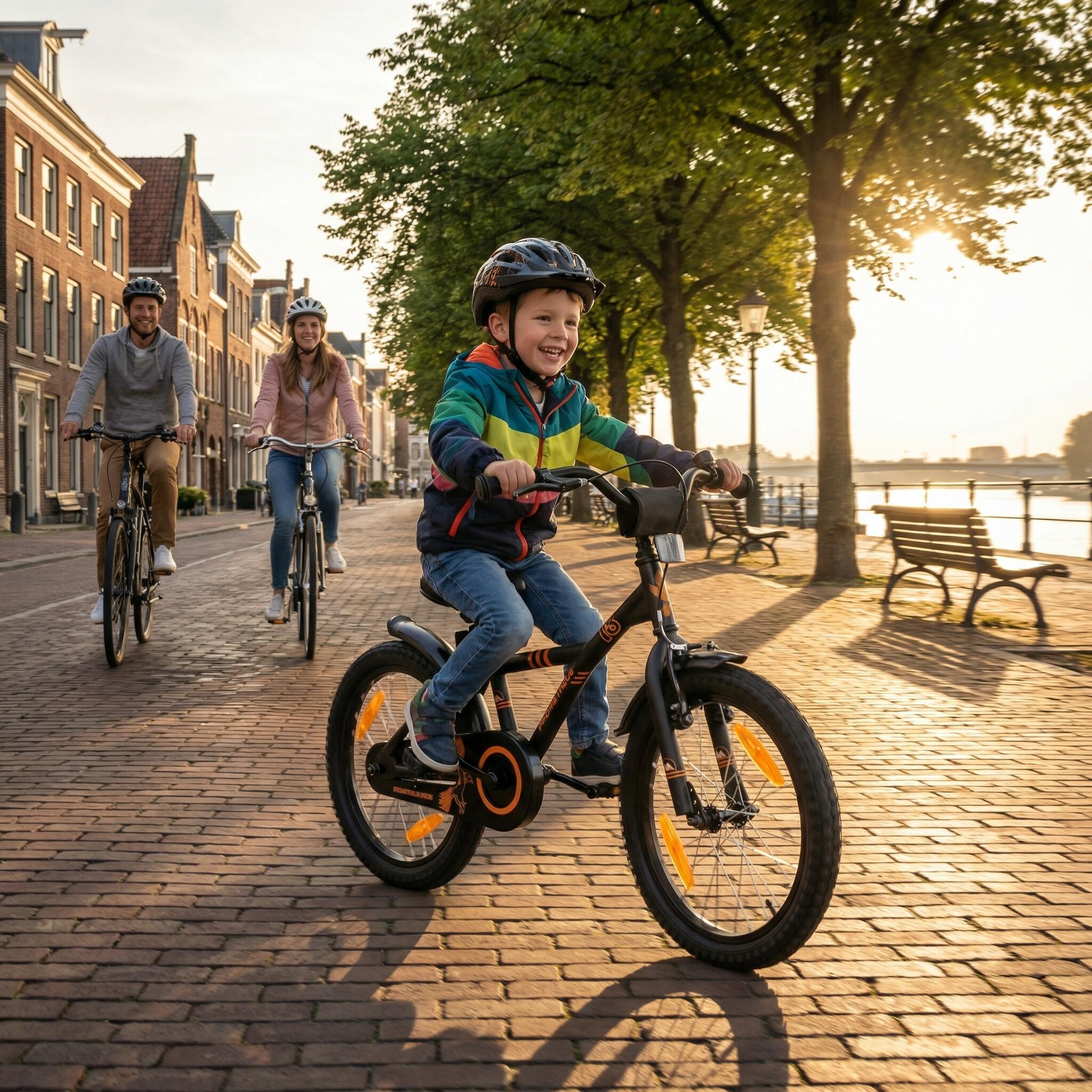 Bici bambini 18 pollici 5–6 anni con freno contropedale e V-Brake 5/8