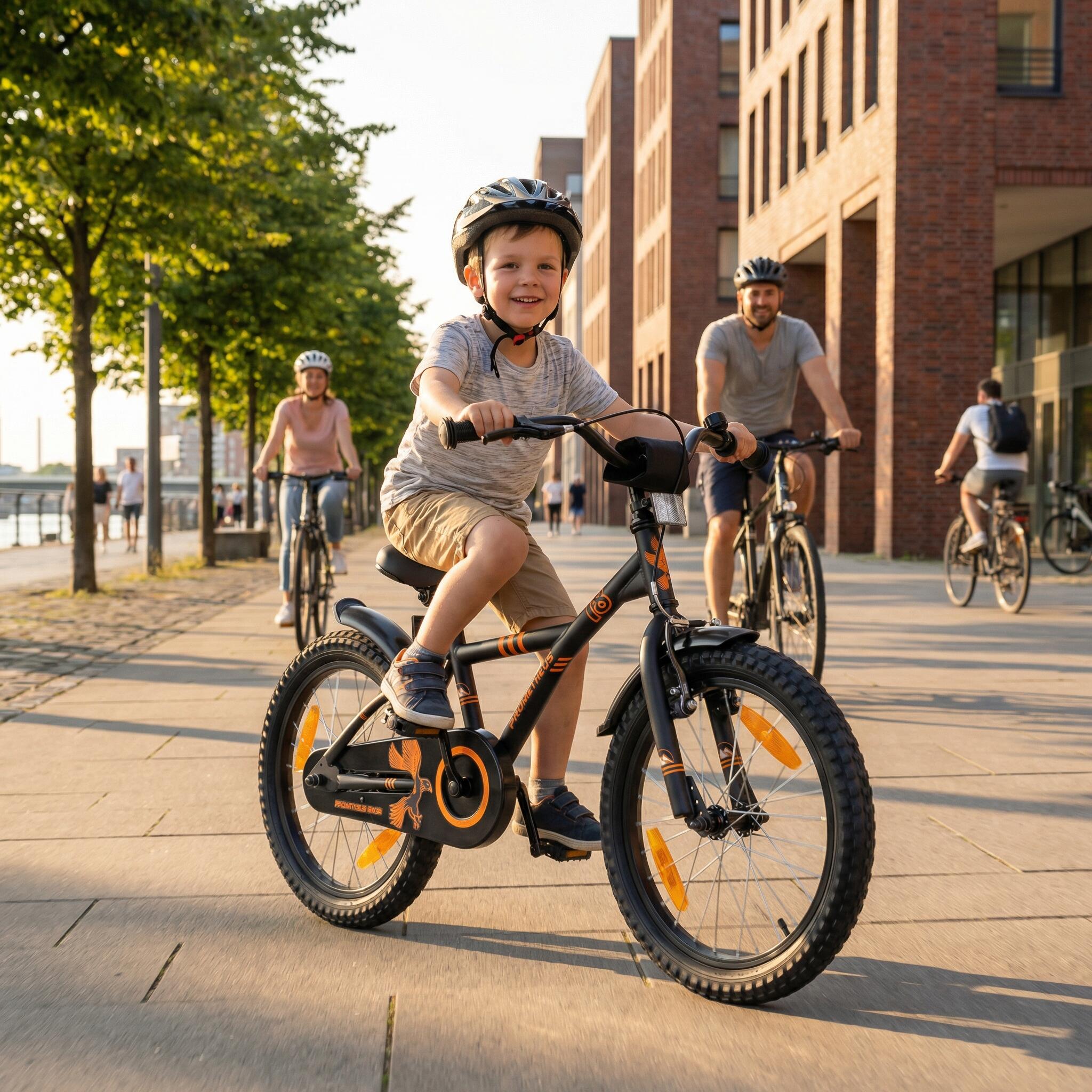 Bici bambini 18 pollici 5–6 anni con freno contropedale e V-Brake 2/8