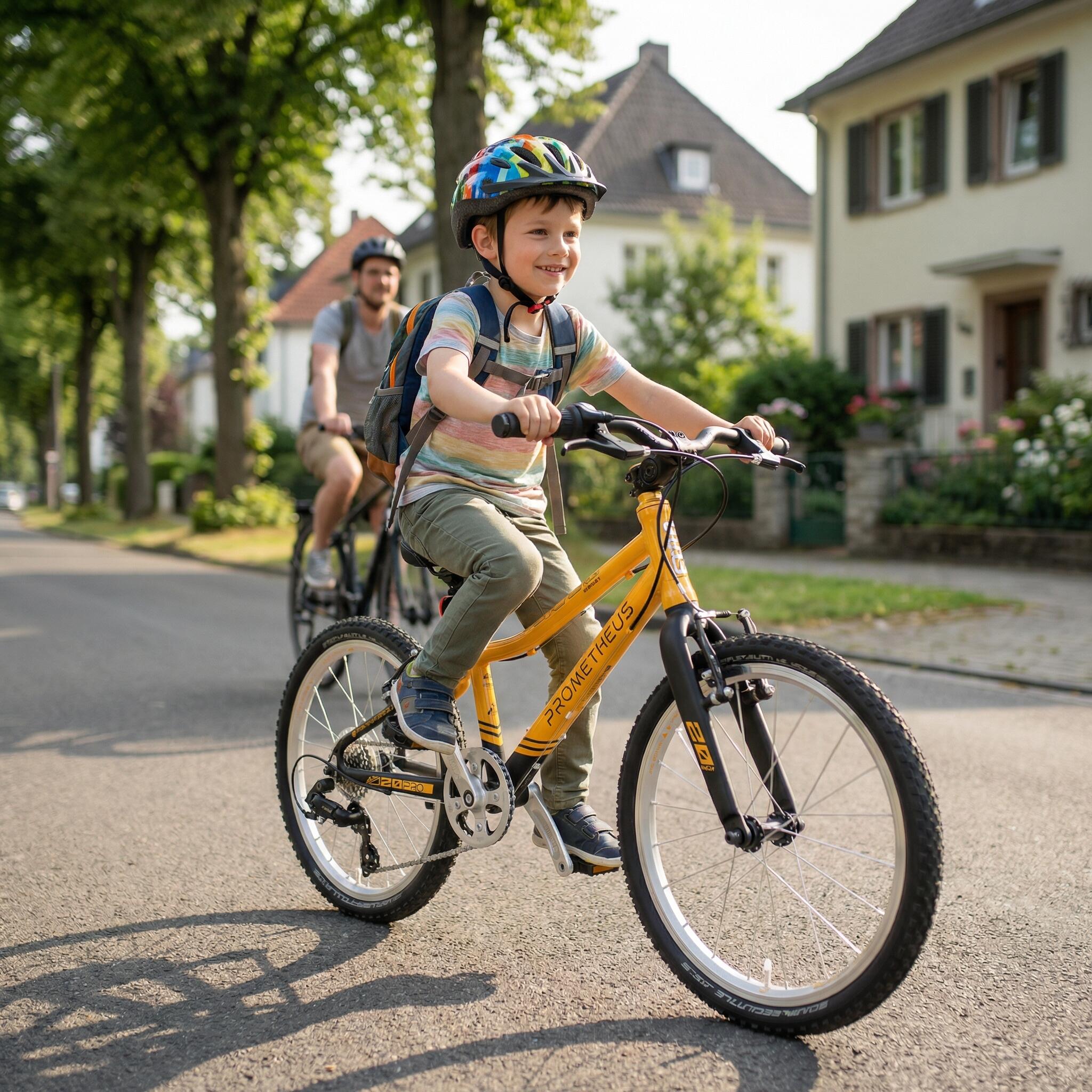 Bicicleta Infantil 20 pulgadas a partir de 6 años, súper ligera, 7 velocidades 3/8