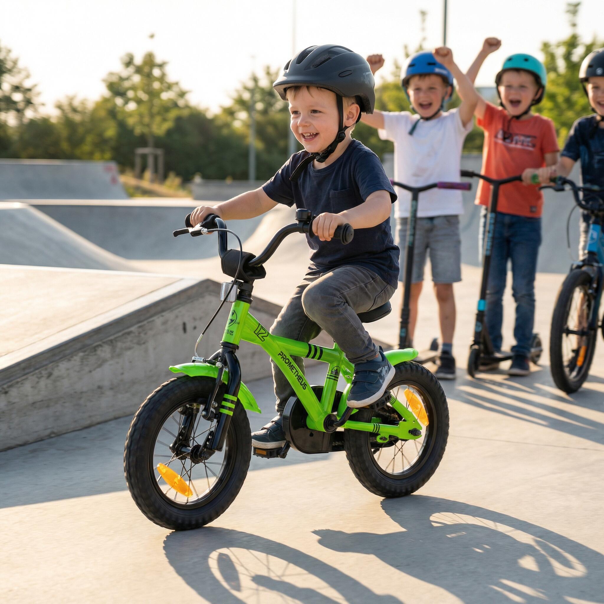 Kinderfahrrad 12 Zoll ab 3 Jahre mit Sttzrder und Rcktritt | Decathlon