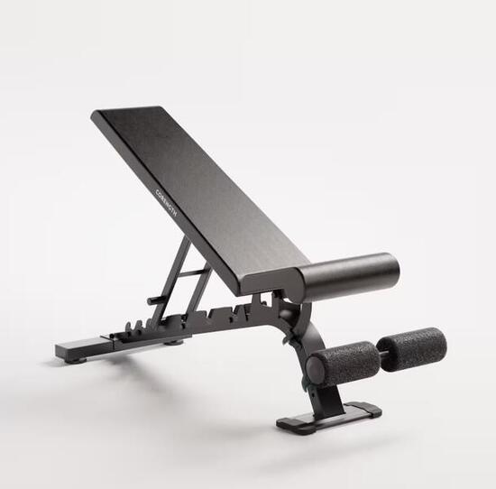 Tweedehands Verstelbare en verstevigde fitnessbank Bench 900