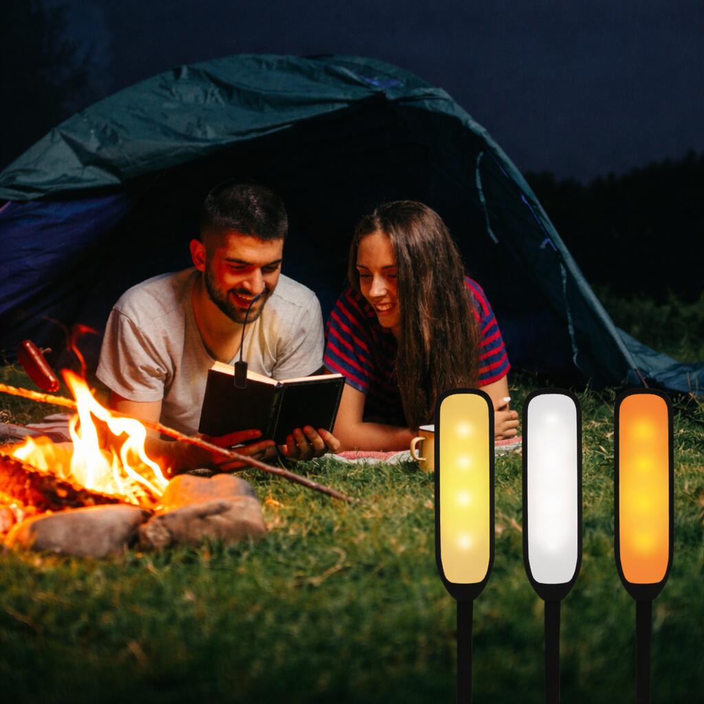 Lampe de lecture LED - Rechargeable par USB avec pince 3/7