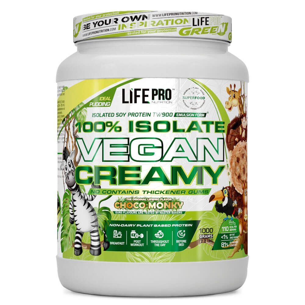 100% Isolate Vegan Creamy - 1Kg Choco Jungle LifePRO