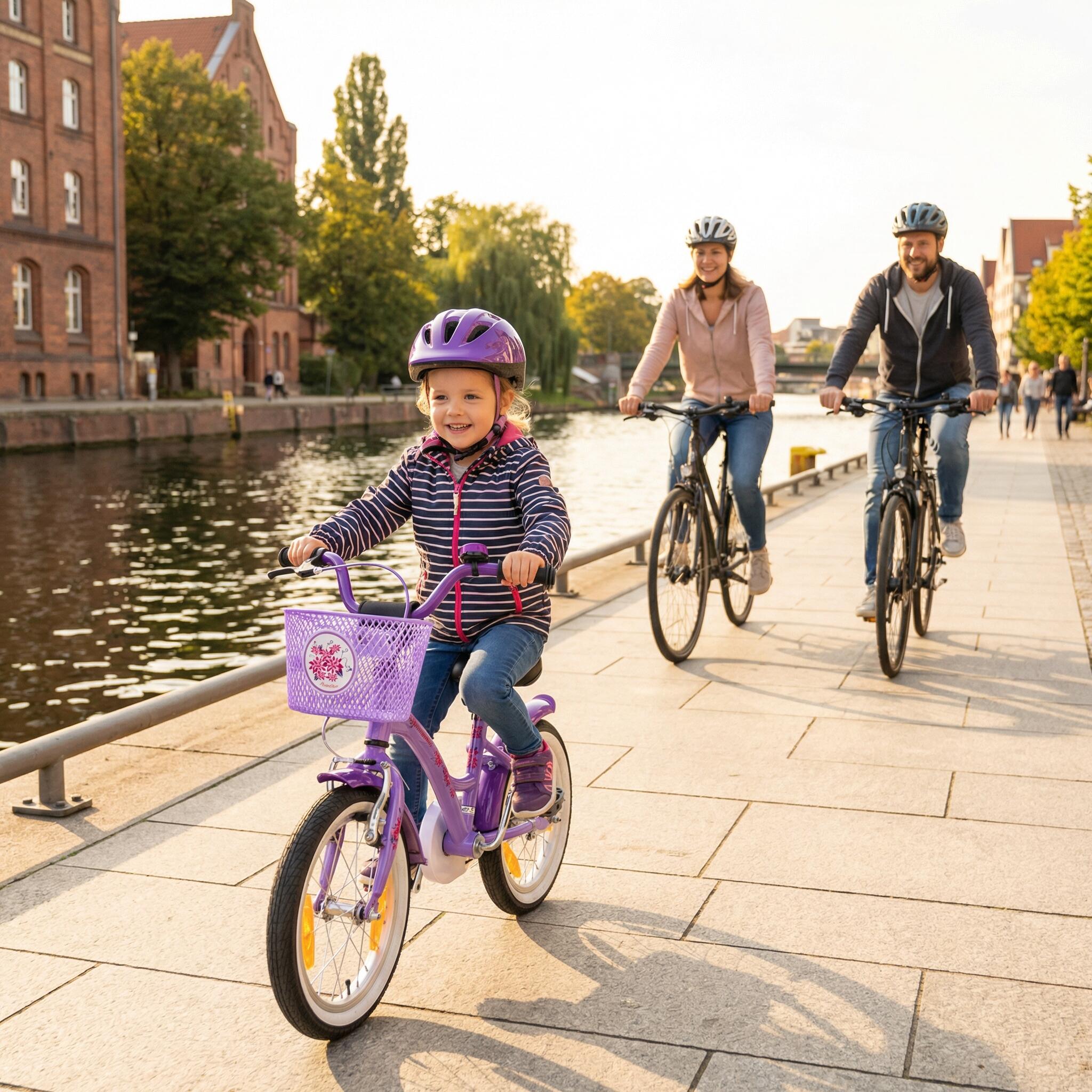 Kinderfahrrad 14 Zoll ab 4 Jahre mit Stützräder und Rücktritt 6/8