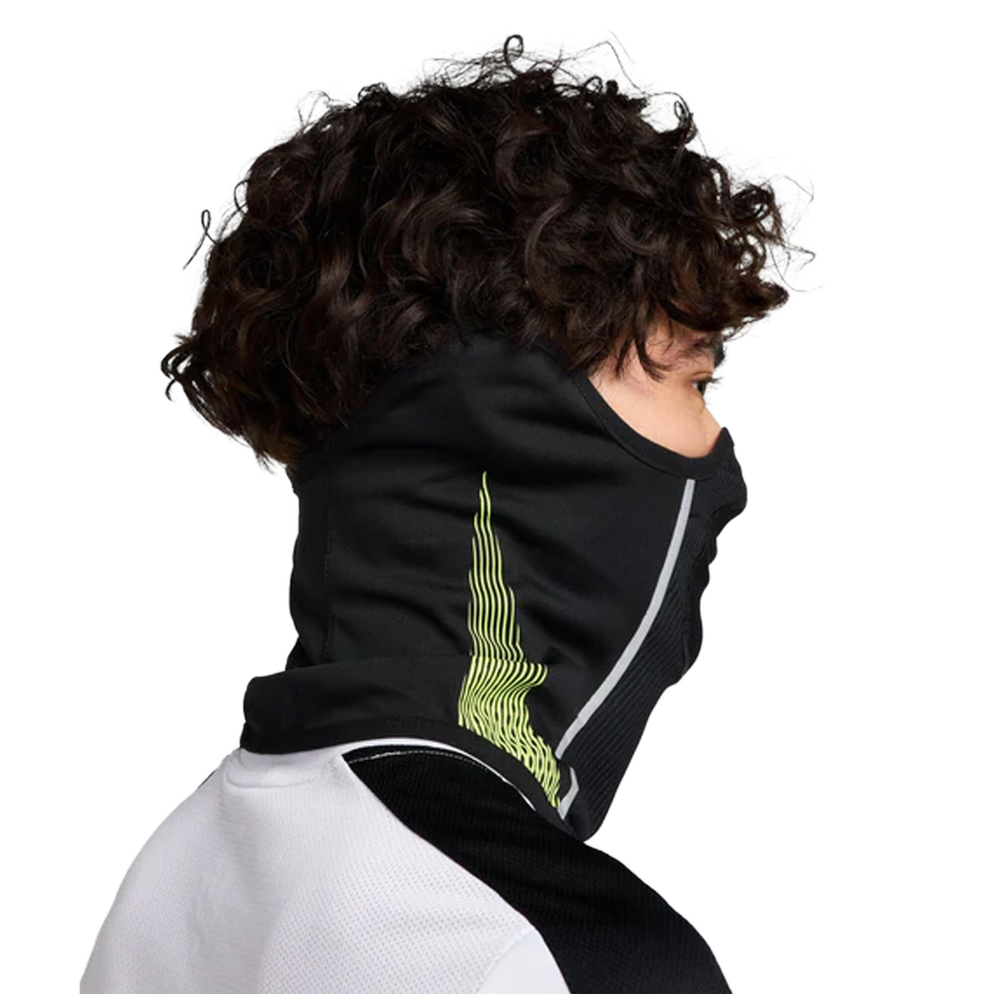 Cachecou ACADEMY Homme (Noir / Vert Fluo / Argenté) 4/4
