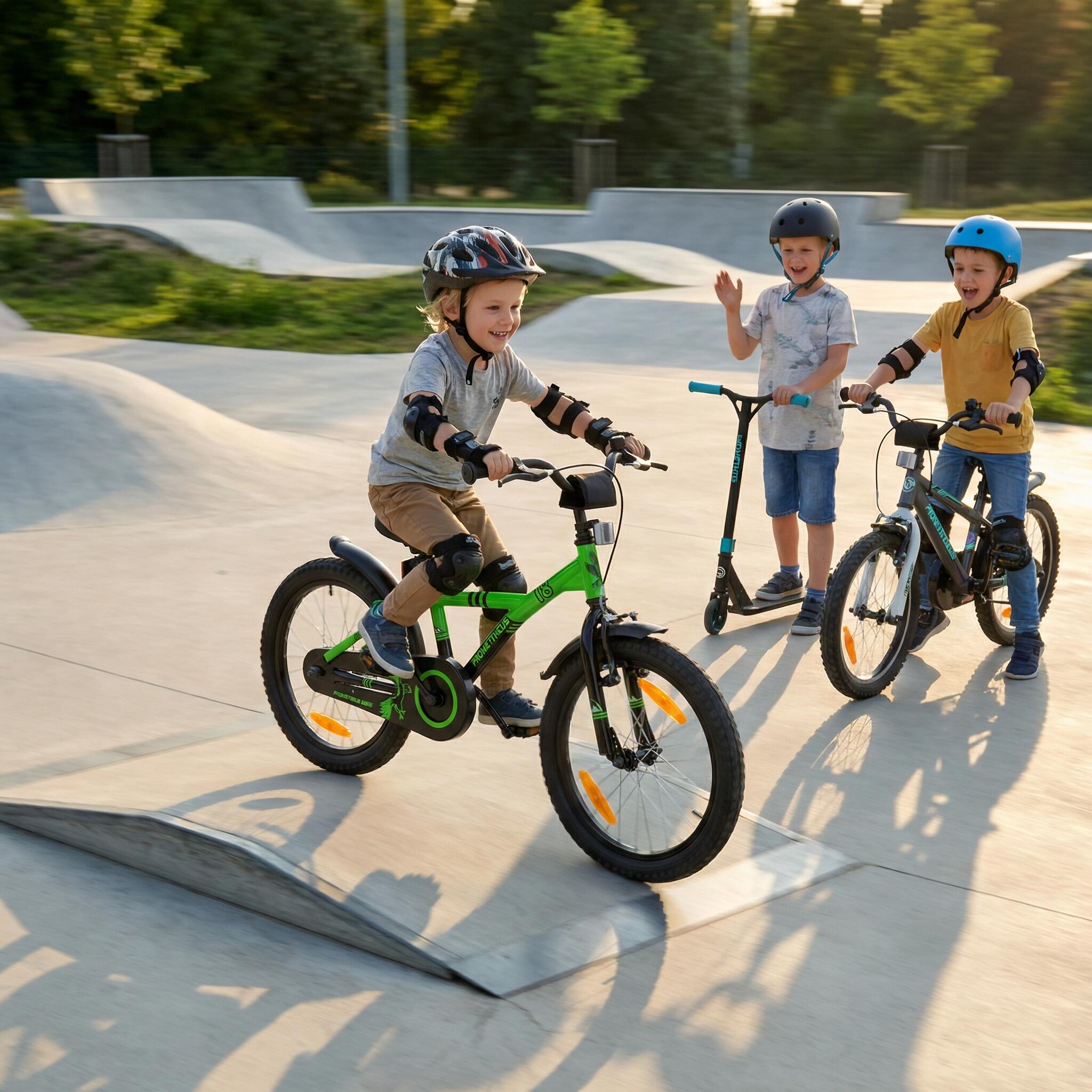 Vélo 18 pouces enfant 5-7 ans avec rétropédalage et freins V-Brake 7/7