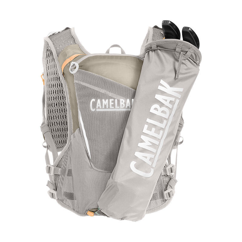 Colete de hidratação Camelbak Zephyr Pro 12L + 2 garrafas de 500 ml cinza femini 4/7