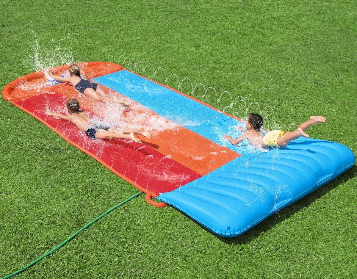 Bestway H2OGO Tsunami Splash Ramp Slide, 16ft Inflatable Water Slide for Garden 5/7