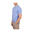 Tricou drumeție bărbați mânecă scurtă Salis, albastru deschis