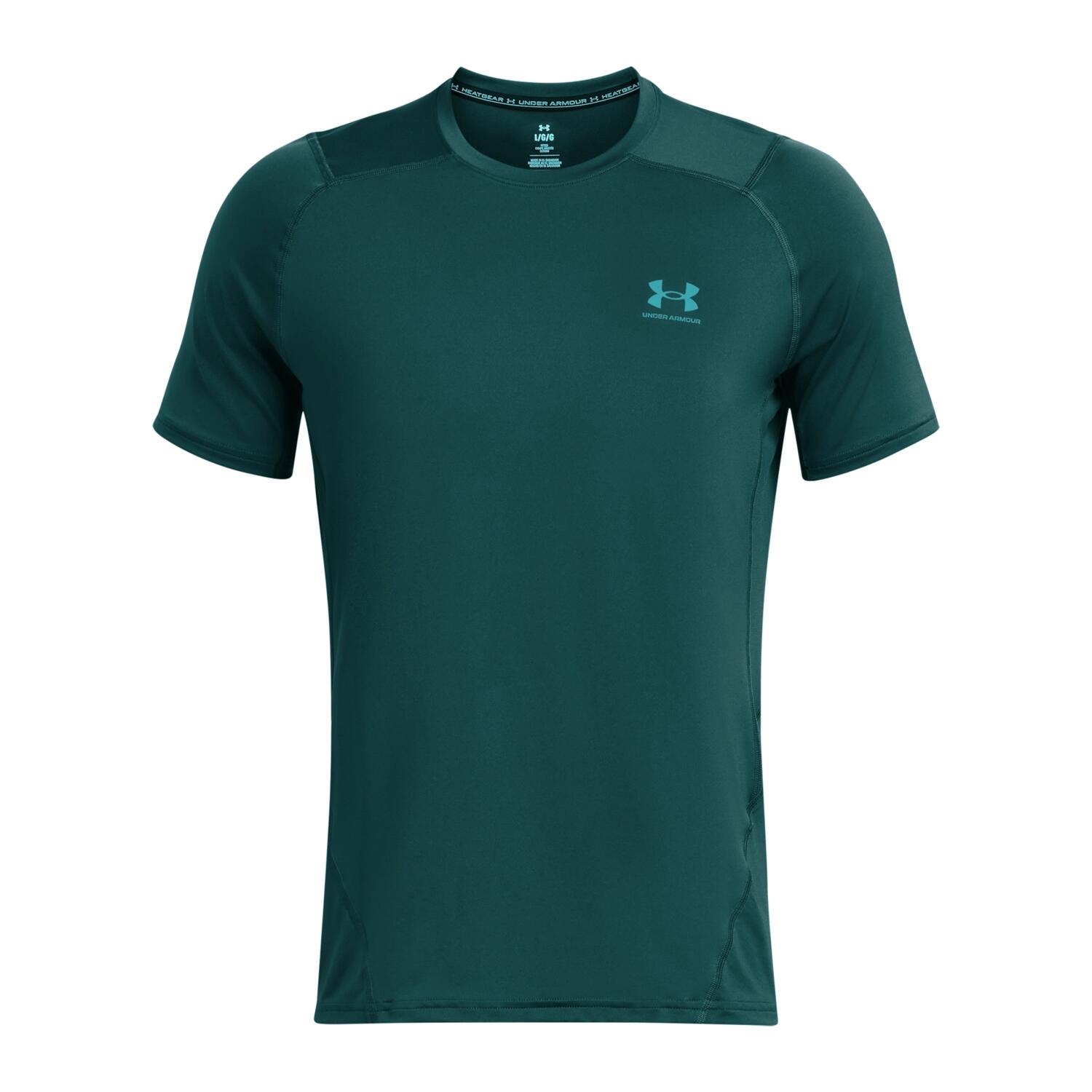 Koszulka męska Under Armour HG Armour Ftd Graphic SS 3/5