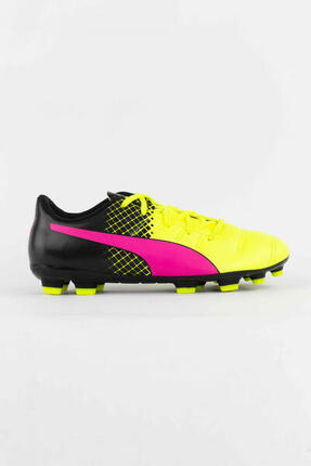 Puma Botas De Fútbol Evopower 4.3 Ag Amarillo/rosa