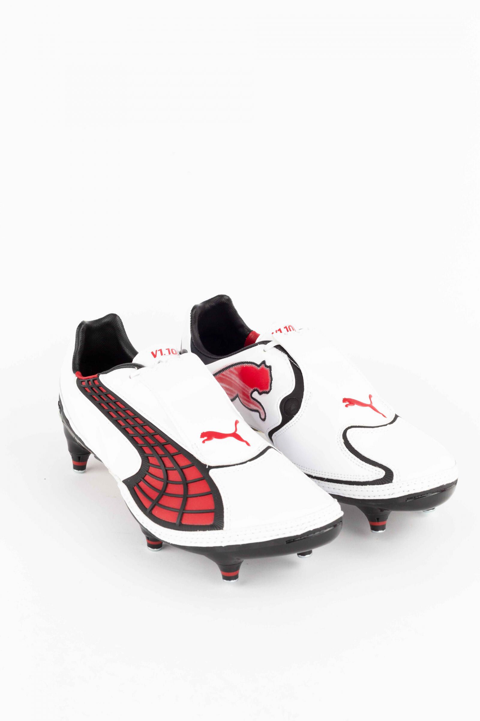 Puma Botas De Fútbol V1.10 Ii Sg Blanco 3/5